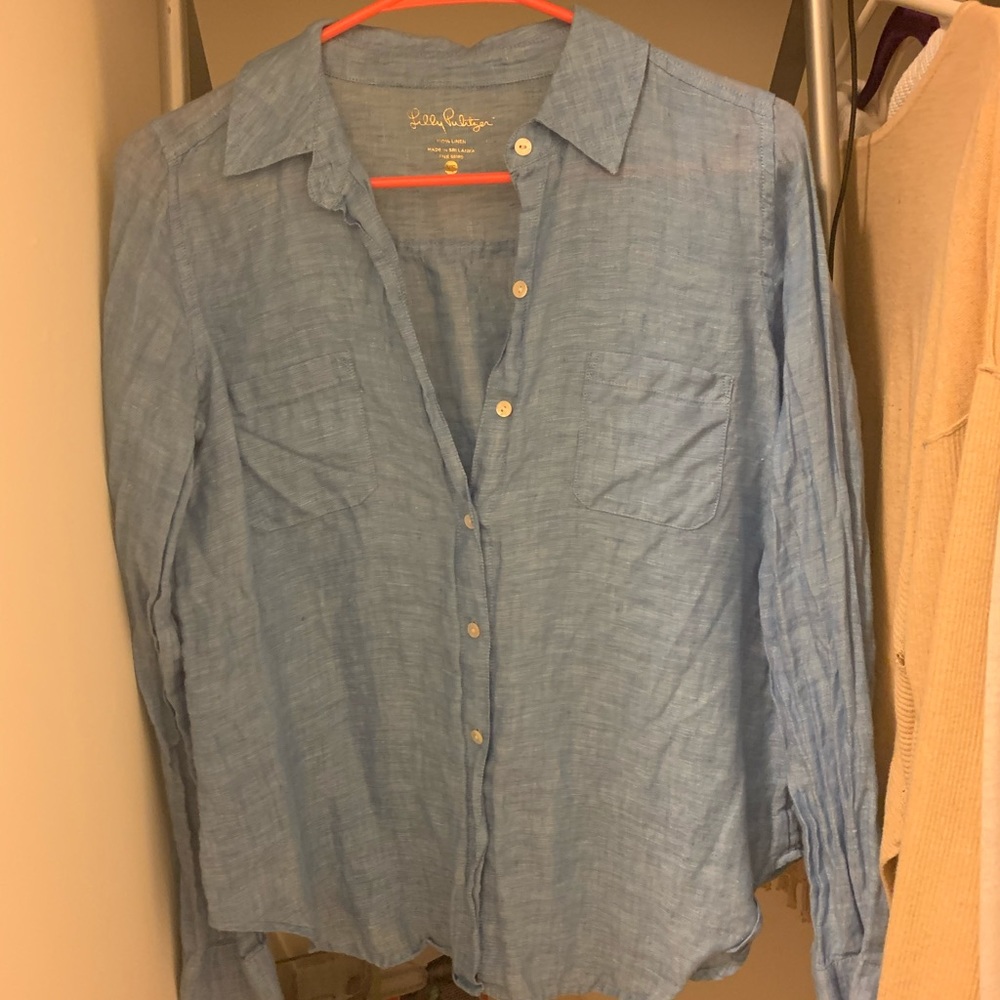 Lilly Pulitzer Sea View Button Down